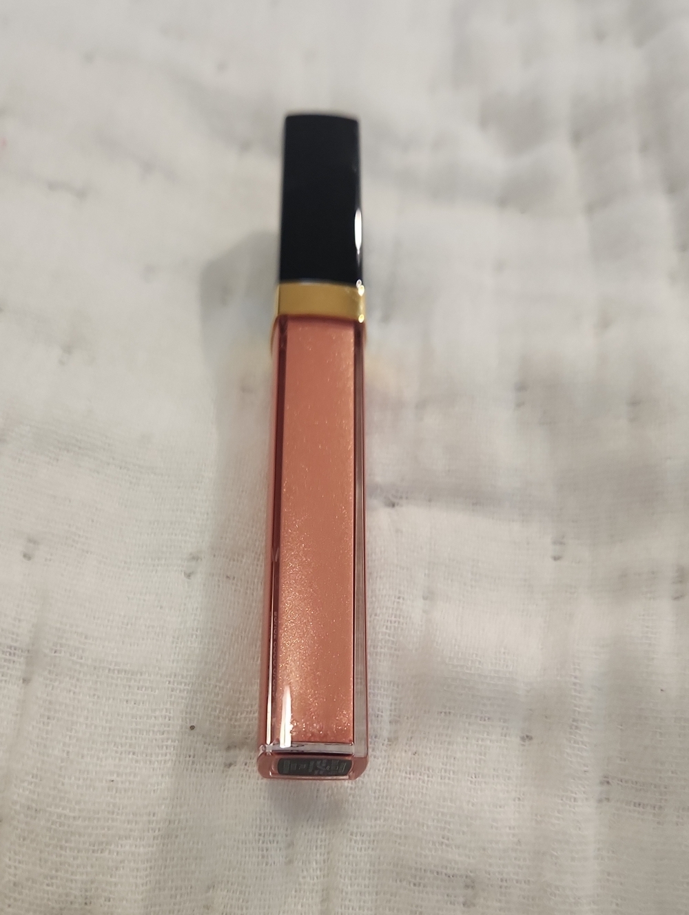Lux Shimmer Liquid Lip Gloss - Peachy Nude